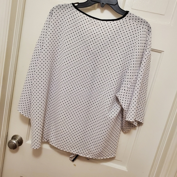 SPENSE POLKA DOT BLOUSE - LARGE - Picture 6 of 6